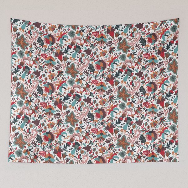 Item preview, Scroll Floral - White designed and sold by alexawestart.