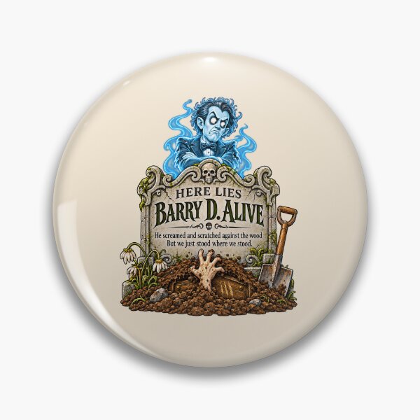 Item preview, ⚡HAUNTED TOMBSTONE COLLECTION - Barry D. Alive  designed and sold by WheelieGdArt.