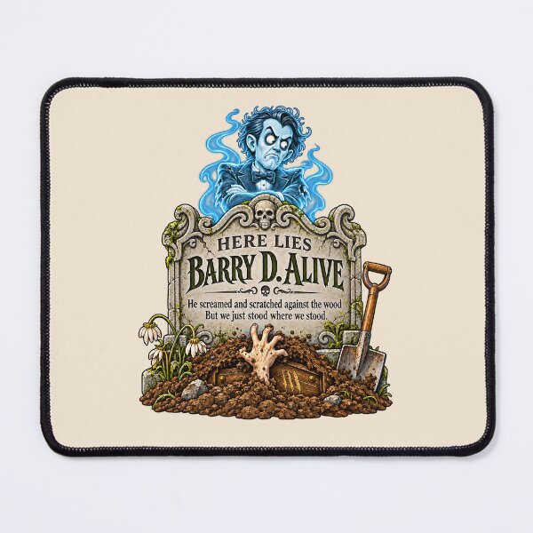 Item preview, ⚡HAUNTED TOMBSTONE COLLECTION - Barry D. Alive  designed and sold by WheelieGdArt.