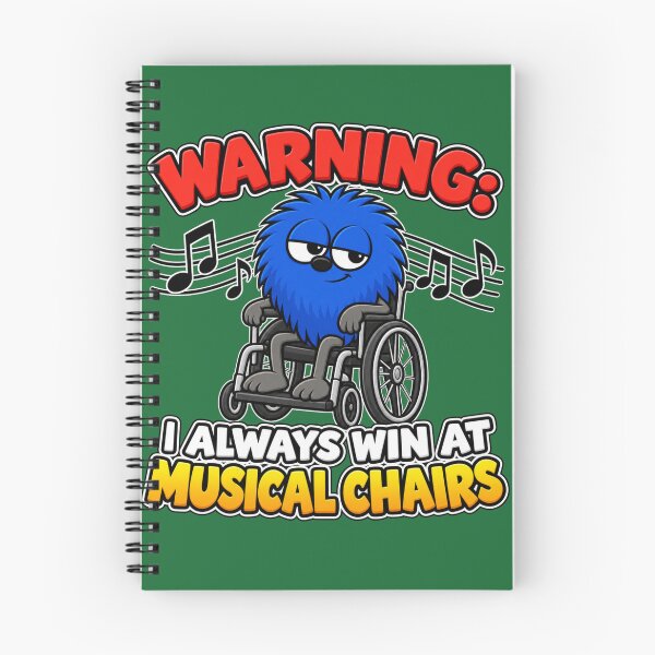 Item preview, Warning: I Always Win At Musical Chairs, Dark humor designed and sold by TheThinglings.