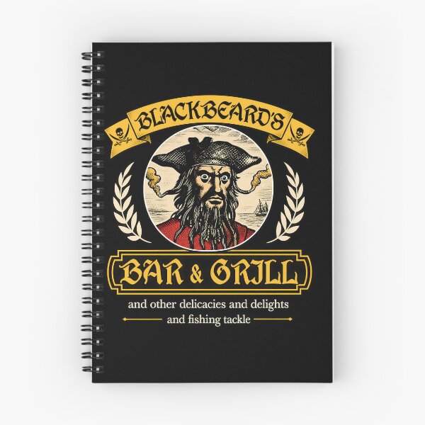 Item preview, Blackbeard’s Bar & Grill Crest designed and sold by burrito-site.