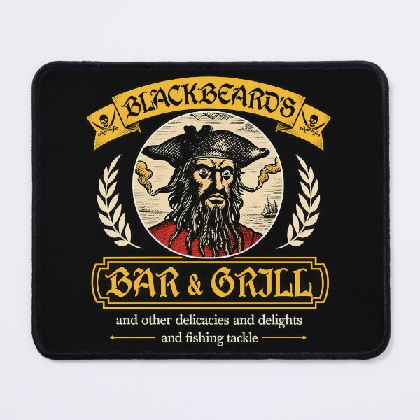 Item preview, Blackbeard’s Bar & Grill Crest designed and sold by burrito-site.