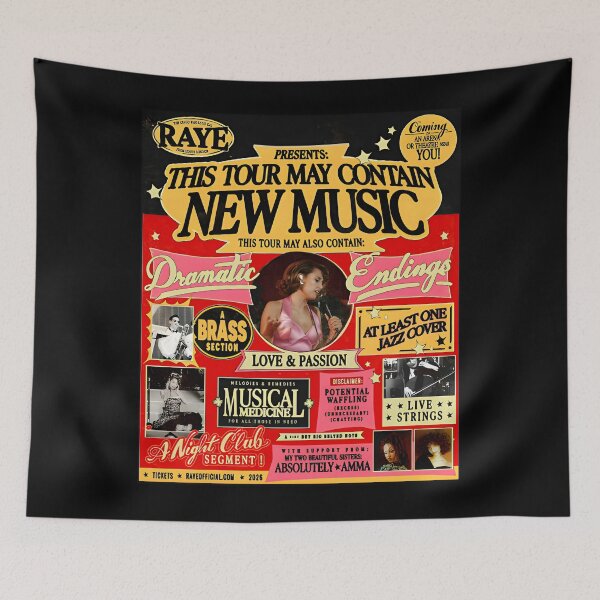 Item preview, Raye This Tour May Contains New Music UK Tour UK 2026 Jumper designed and sold by meallaanezz.