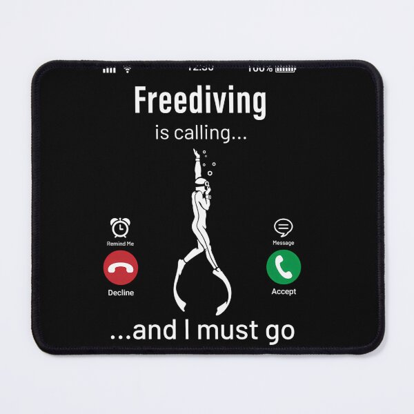 Item preview, Freediving Is Calling And I Must Go designed and sold by TabethaWedlock.