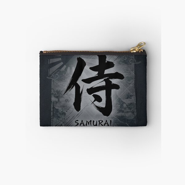 Item preview, Samurai Dark Chic Japanese Kanji Calligraphy Art designed and sold by iris-festival.