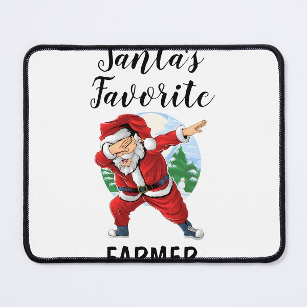 Item preview, Santa's Favorite Farmer Funny Christmas Gift for Agriculture Lovers designed and sold by PudgyBear.