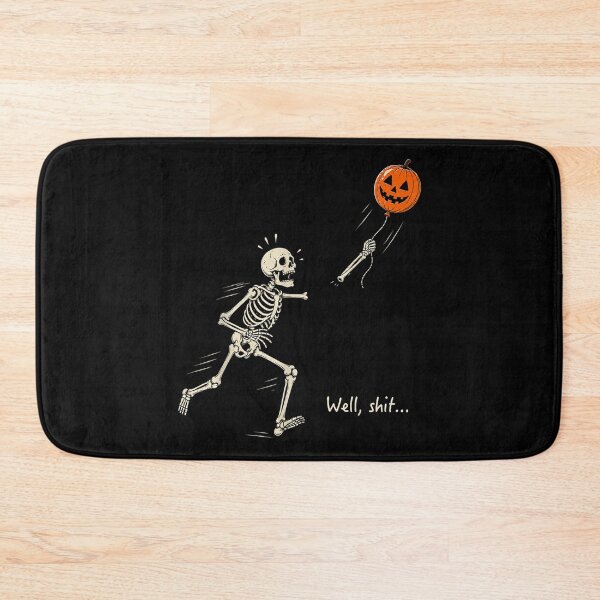 Item preview, Skeleton Lost Balloon Retro Funny Saying Halloween designed and sold by River Silva.
