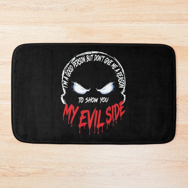 Item preview, I'm A Good Person But Don't Give Me A Reason Typography Skull - Evil Side Grunge Design designed and sold by VYBE DARK Studio.