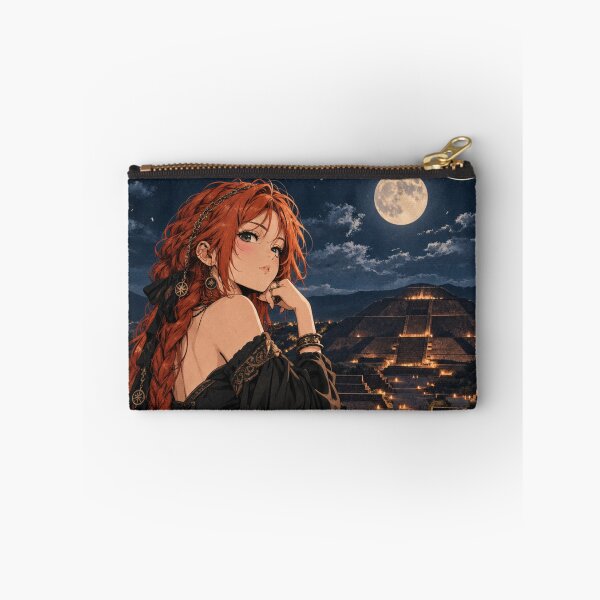 Item preview, A night in TEOTIHUACAN MEXICO - Redhead Knight Time Traveler  designed and sold by DibujandoPorfa.