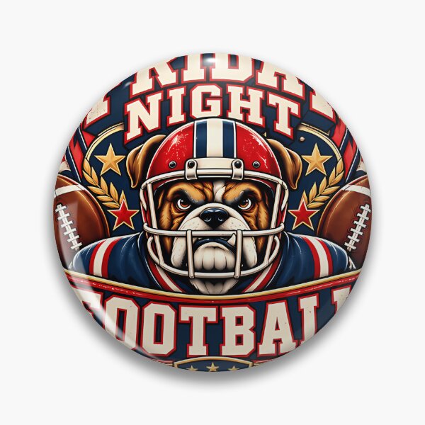 Item preview, Friday Night Football Bulldog Mascot designed and sold by TabethaWedlock.
