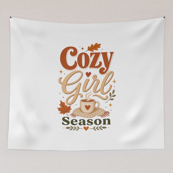 Item preview, Cozy Girl Season – Cute Fall & Autumn Design for Women, Cozy Season Lover Gift designed and sold by PrintSparkDesigns.