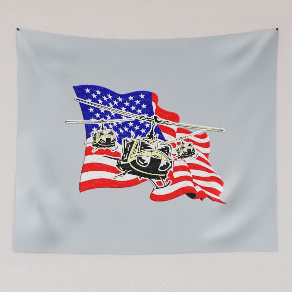 Item preview, American Flag Helicopters designed and sold by ClarethaBird.
