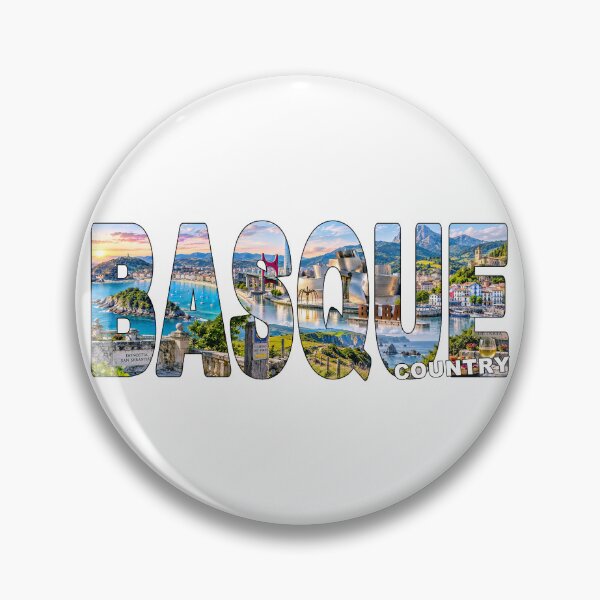 Item preview, BASQUE COUNTRY - Spain Tourist Souvenir Sticker Shirt San Sebastián Bilbao designed and sold by Adam Gormley.