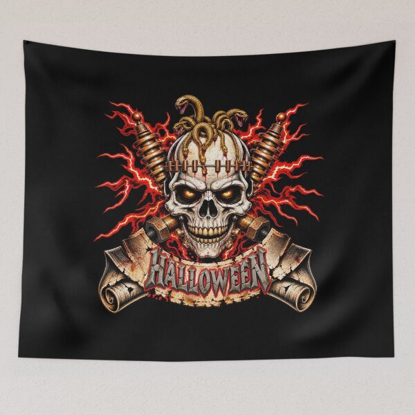 Item preview, Happy Halloween Skull designed and sold by Ray's Photos & Art.
