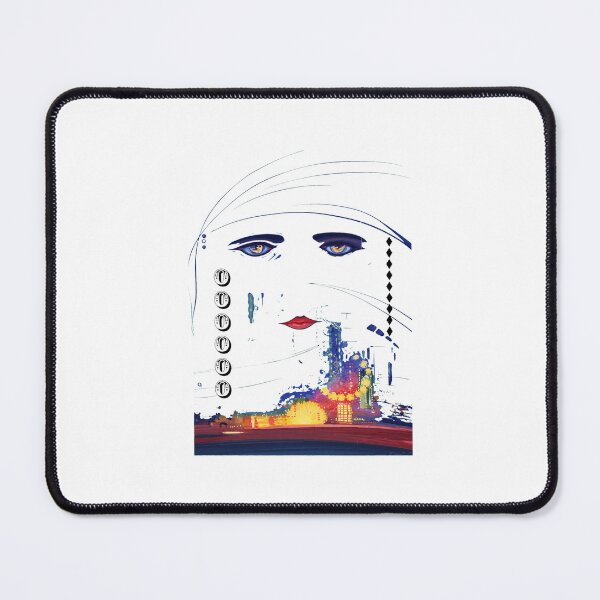 Item preview, Expressive Woman Portrait Cityscape Art designed and sold by TremayneKub.