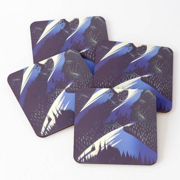 Item preview, Black evergreen forest designed and sold by EtherShadeArt.