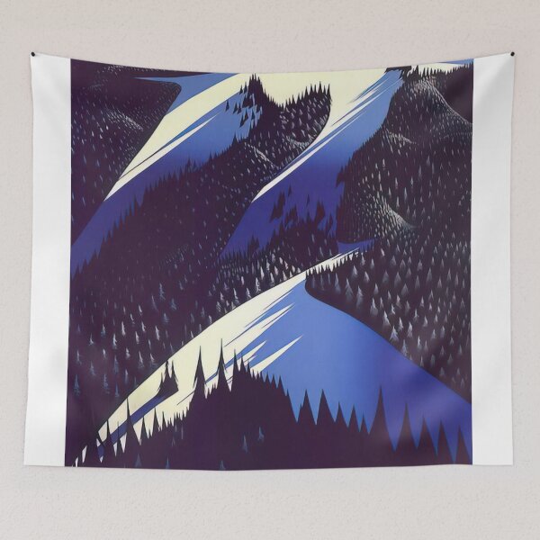 Item preview, Black evergreen forest designed and sold by EtherShadeArt.