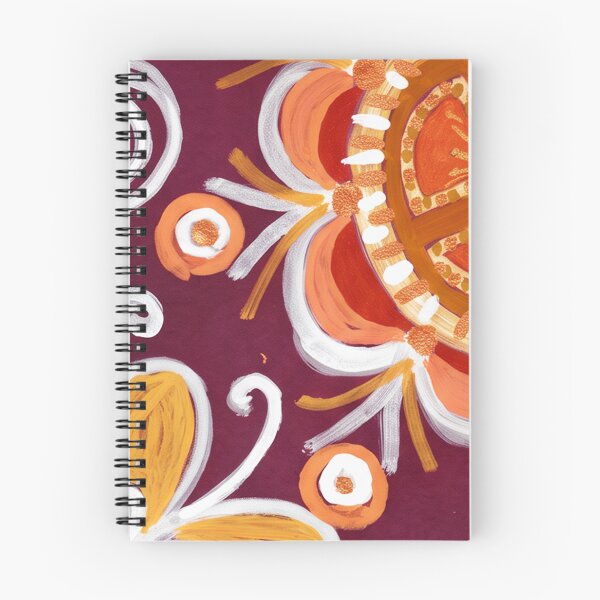 Item preview, Burgundy Gold Mandala Floral Pattern designed and sold by Fani*.