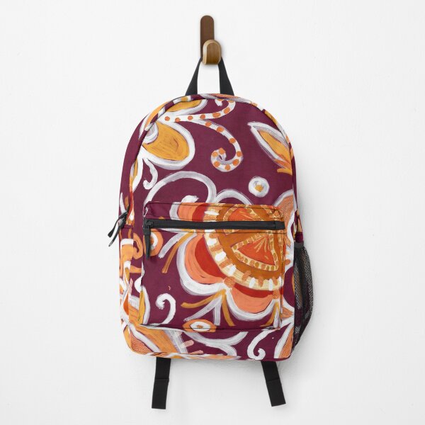 Item preview, Burgundy Gold Mandala Floral Pattern designed and sold by Fani*.