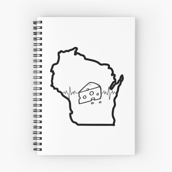 Item preview, Wisconsin – Cheese & Heartbeat Design designed and sold by GiftableGems.