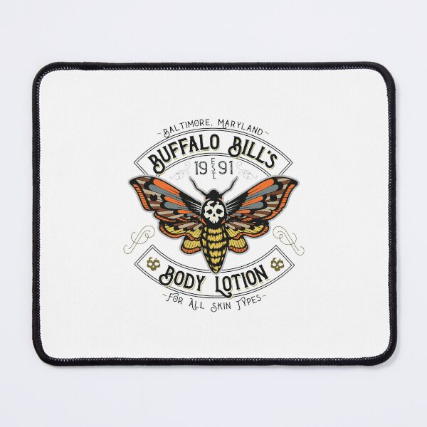 Item preview, Buffalo Bill's Body Lotion Moth Skull Vintage Baltimore 1991 designed and sold by TremayneKub.