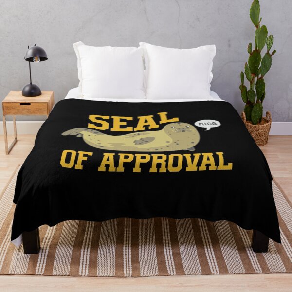Item preview, Seal Of Approval Funny Animal Pun  designed and sold by TremayneKub.