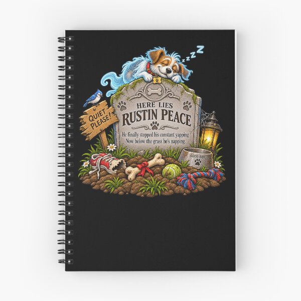 Item preview, ⚡HAUNTED TOMBSTONE COLLECTION - Rustin Peace - dark version designed and sold by WheelieGdArt.