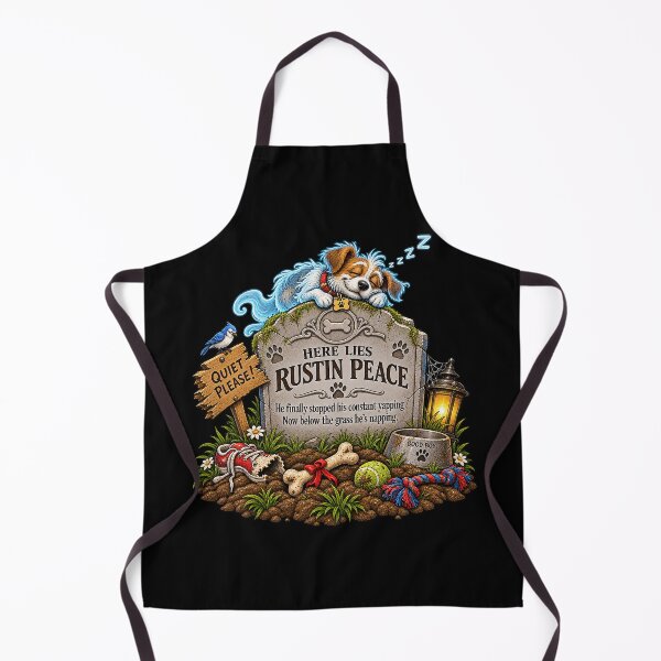 Item preview, ⚡HAUNTED TOMBSTONE COLLECTION - Rustin Peace - dark version designed and sold by WheelieGdArt.