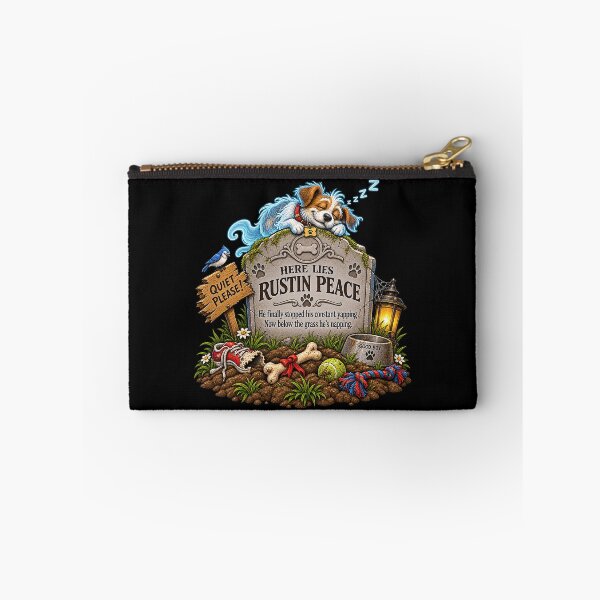 Item preview, ⚡HAUNTED TOMBSTONE COLLECTION - Rustin Peace - dark version designed and sold by WheelieGdArt.