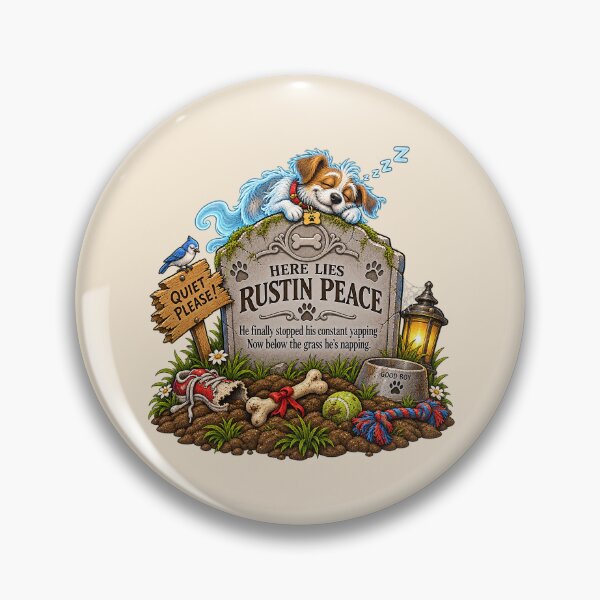 Item preview, ⚡HAUNTED TOMBSTONE COLLECTION - Rustin Peace designed and sold by WheelieGdArt.