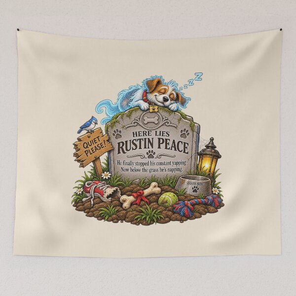 Item preview, ⚡HAUNTED TOMBSTONE COLLECTION - Rustin Peace designed and sold by WheelieGdArt.