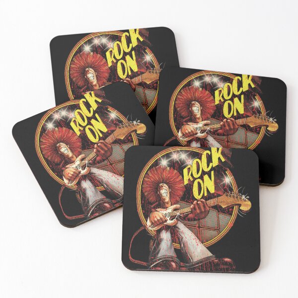 Item preview, Retro Rock On Afro Guitarist Design designed and sold by TremayneKub.