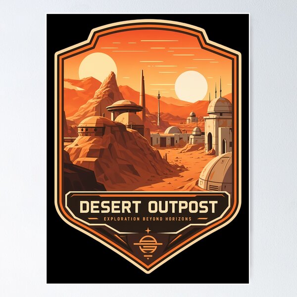 Item preview, Tatooine National Park designed and sold by FrontierCosmic.