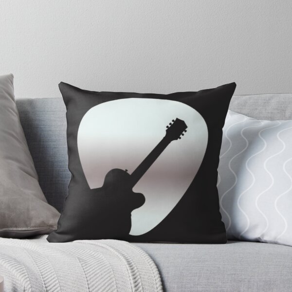 Item preview, American Music Inspired Silver Gibson Guitar Pick Design designed and sold by Karamallah.
