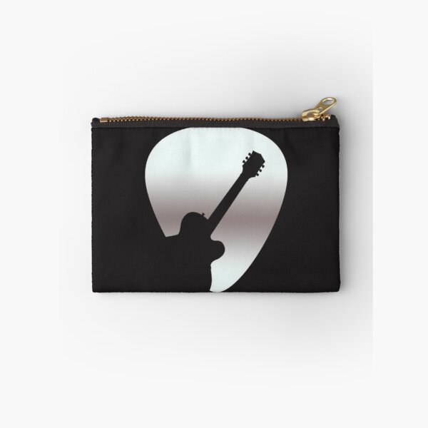 Item preview, American Music Inspired Silver Gibson Guitar Pick Design designed and sold by Karamallah.