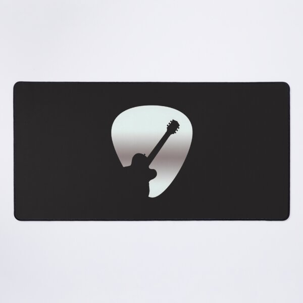 Item preview, American Music Inspired Silver Gibson Guitar Pick Design designed and sold by Karamallah.