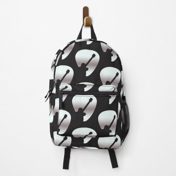 Item preview, American Music Inspired Silver Gibson Guitar Pick Design designed and sold by Karamallah.
