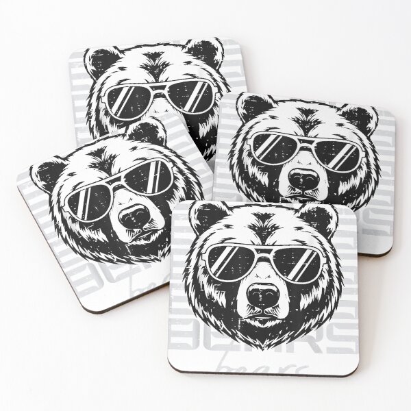 Item preview, Graphic Vintage Bear Sunglasses Women Kids Boys Men Girls Youth Teen designed and sold by MarcelColl.