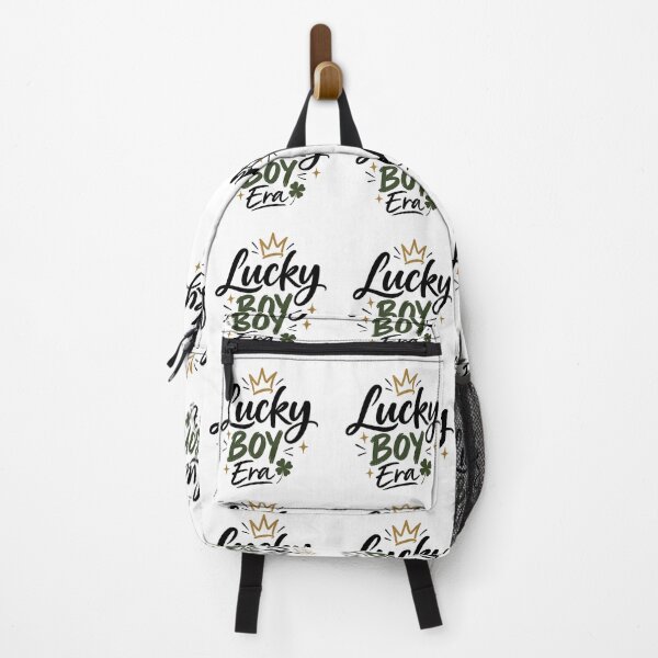 Item preview, Lucky Boy Era – Funny Lucky Boy Aesthetic Crown Clover Motivational Design designed and sold by Sanika arts .