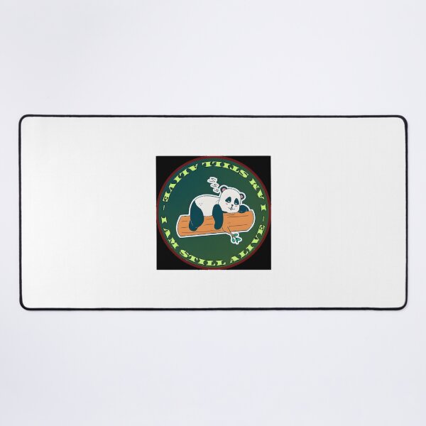 Item preview, Exhausted Panda Sleeping - I Am Still Alive Cute Animal Illustration designed and sold by Karamallah.