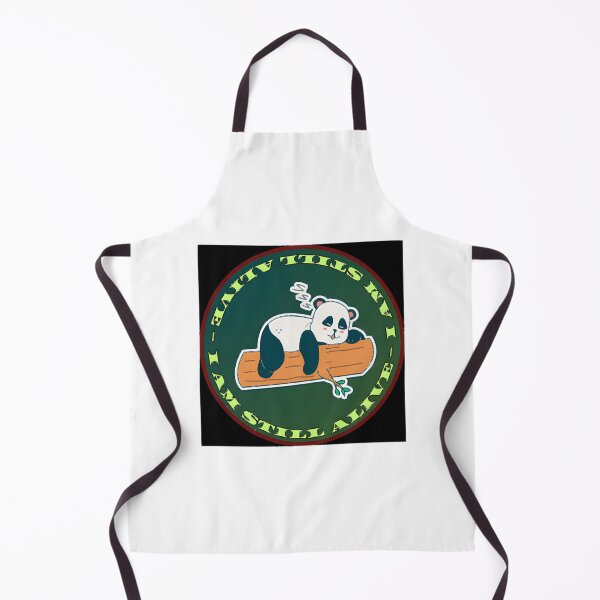 Item preview, Exhausted Panda Sleeping - I Am Still Alive Cute Animal Illustration designed and sold by Karamallah.