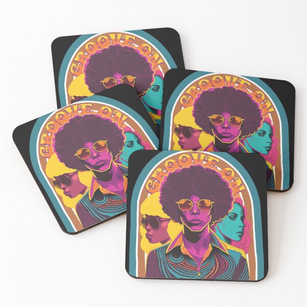 Item preview, Retro Afro Rainbow Portrait designed and sold by TremayneKub.