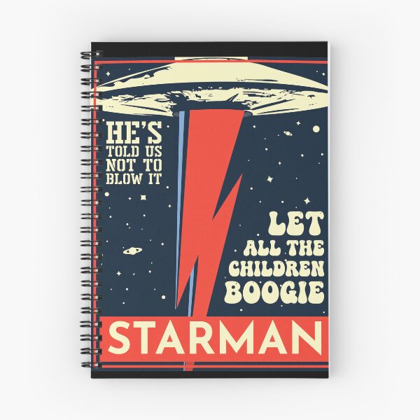 Item preview, Starman UFO Boogie Retro Space Poster Art designed and sold by TremayneKub.