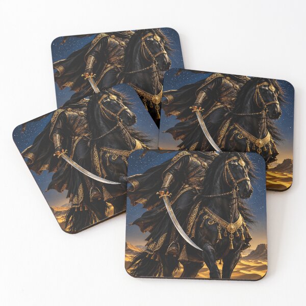 Item preview, Arabian Knight under Starry Night - Fantasy Digital Art designed and sold by Huroof.
