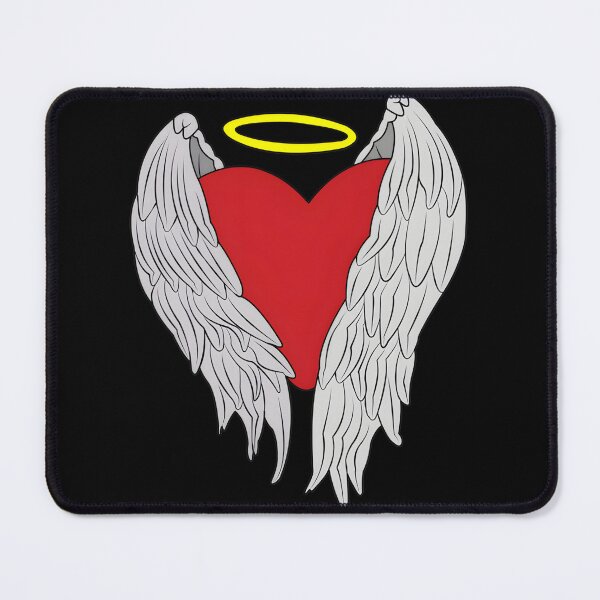 Item preview, Angel Heart Design Featuring a Heavenly and Elegant Heart Illustration designed and sold by Customize Shirts.