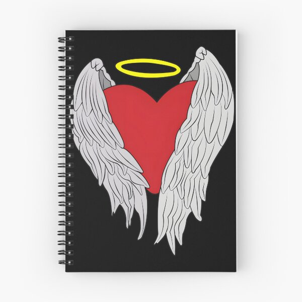 Item preview, Angel Heart Design Featuring a Heavenly and Elegant Heart Illustration designed and sold by Customize Shirts.