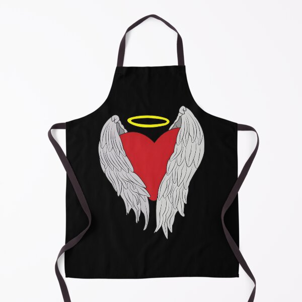Item preview, Angel Heart Design Featuring a Heavenly and Elegant Heart Illustration designed and sold by Customize Shirts.