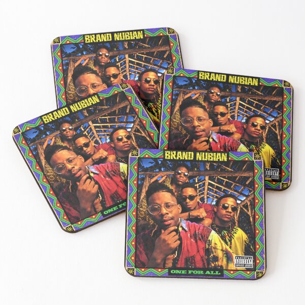 Item preview, Brand Nubian_ One for All Retro Cover designed and sold by unicorns-art.