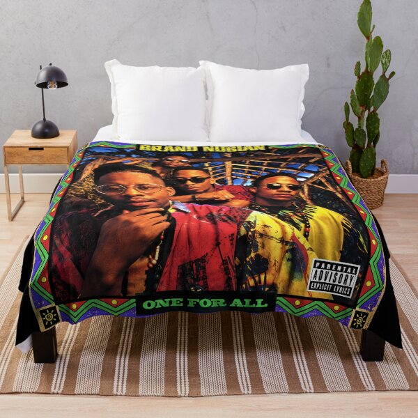 Item preview, Brand Nubian_ One for All Retro Cover designed and sold by unicorns-art.
