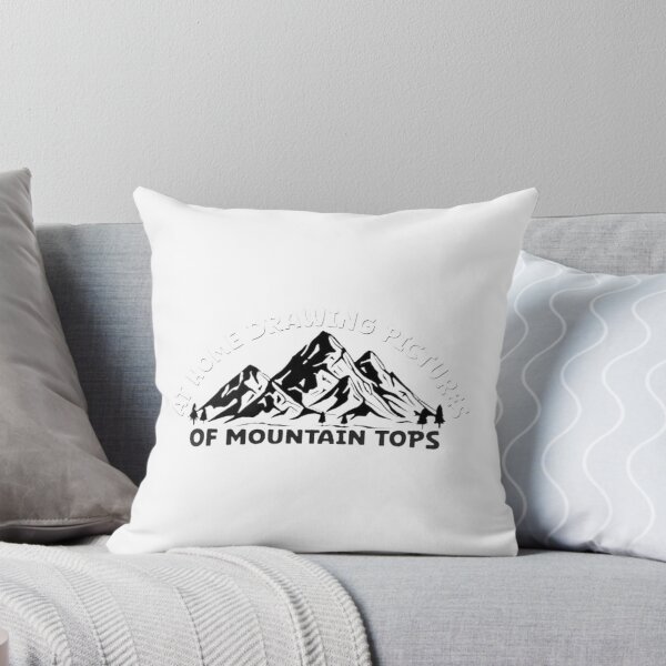 Item preview, At Home Drawing Pictures of Mountain Tops - Artistic Nature Illustration designed and sold by Karamallah.
